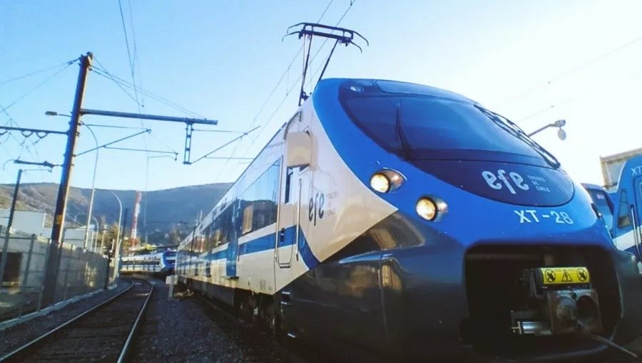 Cinco nuevos trenes llegarán a reforzar el servicio de EFE en la región de Valparaíso