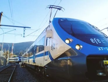 Cinco nuevos trenes llegarán a reforzar el servicio de EFE en la región de Valparaíso