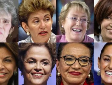 Quiénes son las 7 mujeres que fueron elegidas presidentas en América Latina antes de Claudia Sheinbaum