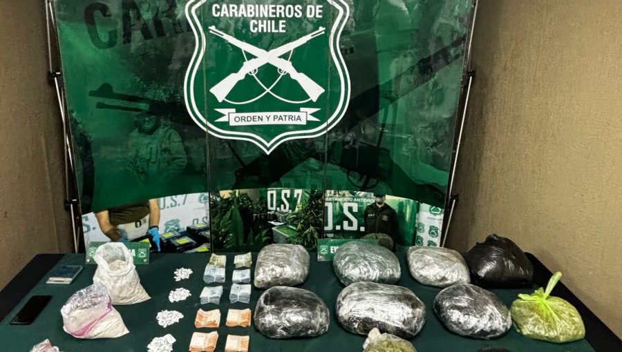 Desbaratan clan familiar dedicado al narcotráfico en Valparaíso: droga avaluada en 120 millones de pesos fue sacada de circulación