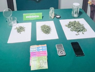 Detienen a ciudadano colombiano que vendía droga en una barbería de Temuco