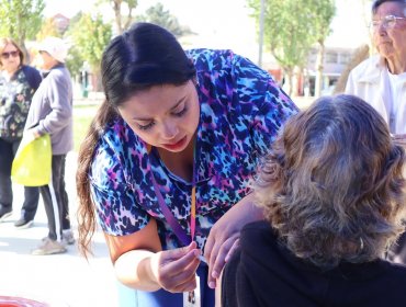 Quilpué refuerza campaña de vacunación contra la influenza: inoculación sólo llega al 68% de la población objetivo