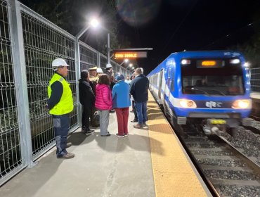 Obras en la Estación El Sol contemplaron iluminación y pintado con material anti-grafitis