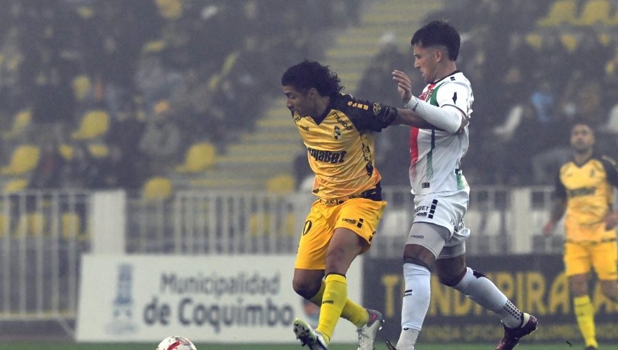 Coquimbo Unido empató ante Palestino y no pudo superar en la cima del Campeonato a U. de Chile