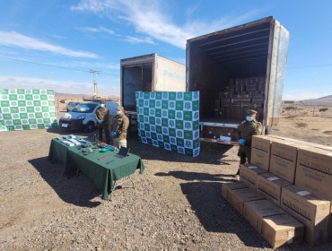 Cuatro detenidos por histórico contrabando de cigarrillos quedan en prisión preventiva en Copiapó