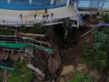 Establecen perímetro de seguridad en dos torres del edificio Euromarina 2, afectado por tercer socavón en las dunas de Reñaca