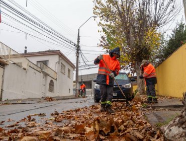 Municipio de Quilpué se prepara para recibir las fuertes lluvias previstas para esta semana