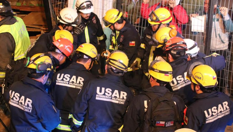 Bomberos de Valparaíso refuerza sus guardias ante intenso temporal: equipo USAR entra en fase de monitoreo