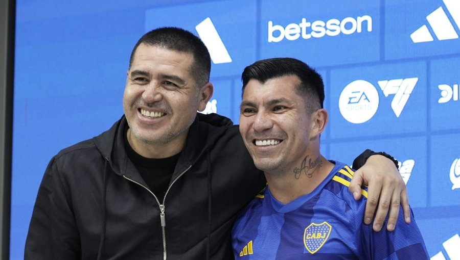 Gary Medel en su presentación como refuerzo de Boca Juniors: "Quiero entregar toda mi experiencia y jerarquía"