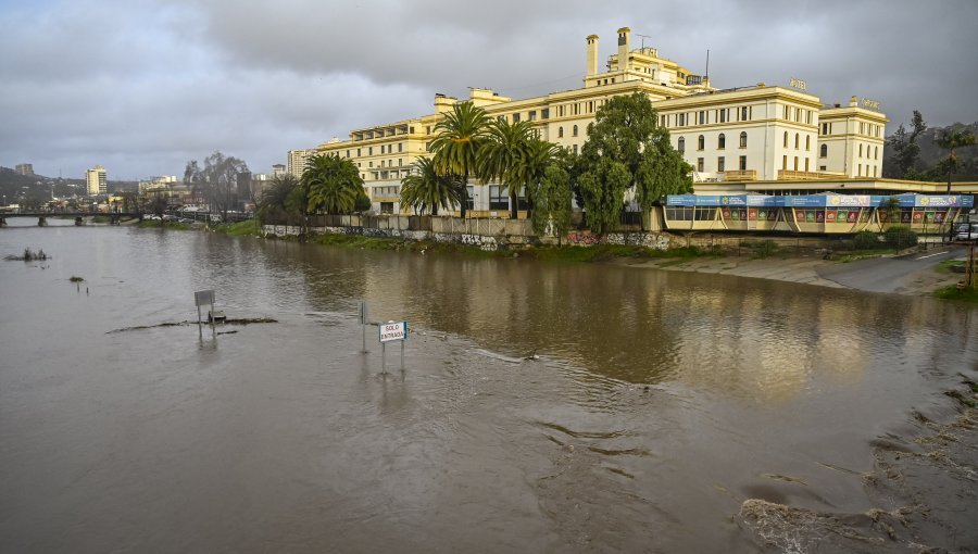 Más de 500 emergencias tuvo Viña del Mar durante los dos días de sistema frontal