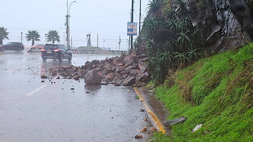 24 rutas de la Región de Valparaíso han sido afectadas por las lluvias: 12 de ellas fueron cerradas de forma preventiva