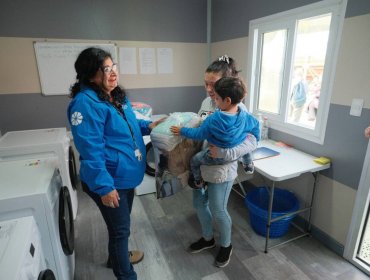 Moderna lavandería comunitaria comenzará a funcionar para familias afectadas por el megaincendio en sector El Olivar de Viña