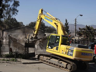 1.033 viviendas han sido demolidas en zonas afectadas por megaincendio de febrero en la región de Valparaíso