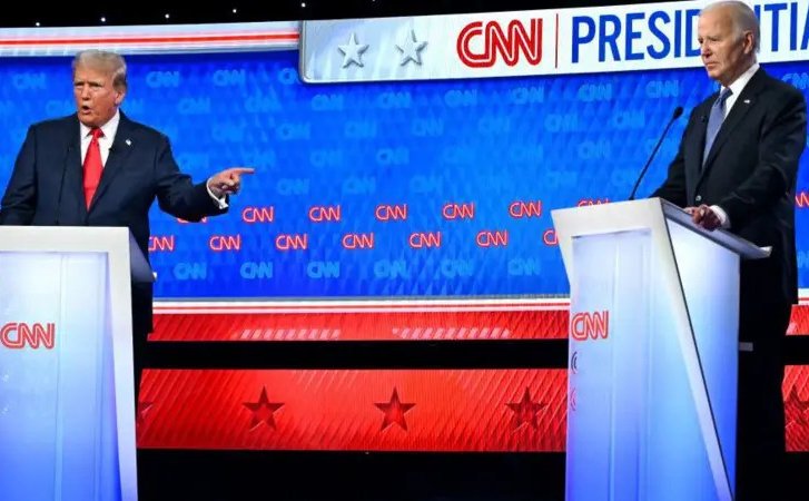 Un Trump al ataque aprovecha los lapsus e indecisiones de Biden para imponerse en el primer debate