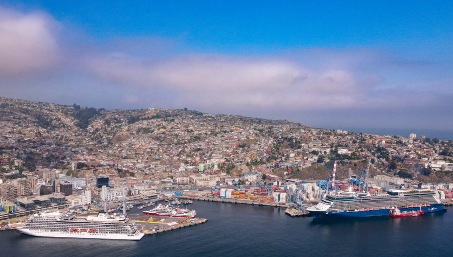 28 naves de pasajeros recalarán durante la temporada 2024-2025 al puerto de Valparaíso