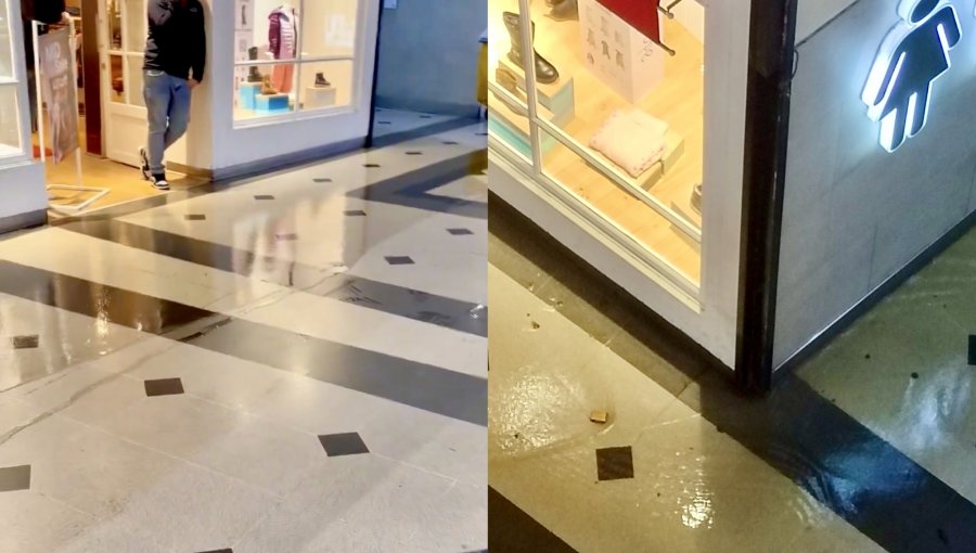 Seremi de Salud prohíbe el funcionamiento de dos locales del Mall Marina de Viña del Mar tras inundación con aguas servidas