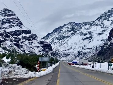 Alerta Temprana Preventiva en Los Andes por riesgo de avalanchas en Camino Internacional