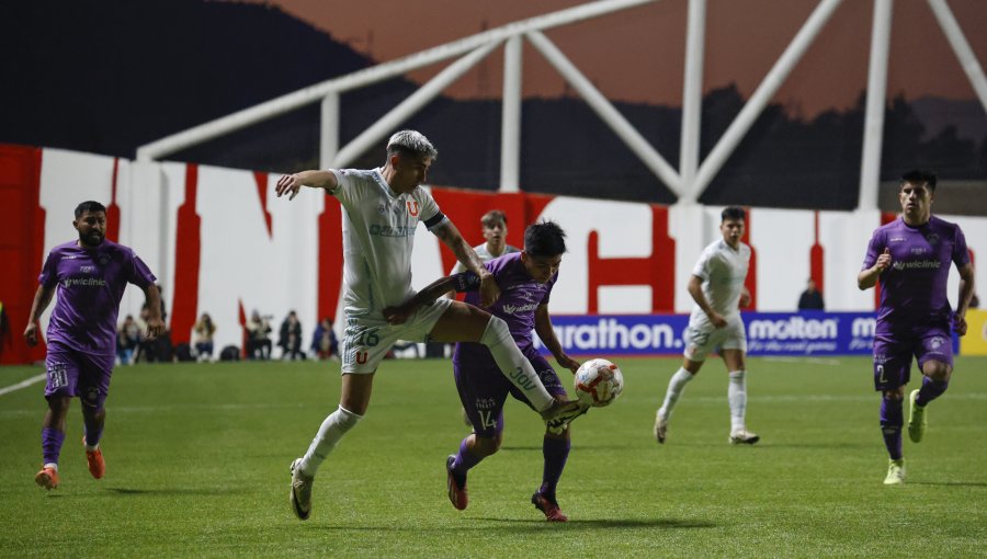 San Antonio Unido y U. de Chile sellaron un empate en la ida por los cuartos de la zona centro norte de Copa Chile
