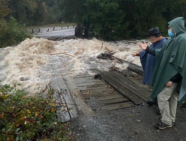 Temporal que afecta a La Araucanía deja personas aisladas, damnificados y más de 190 mm de agua en 24 horas