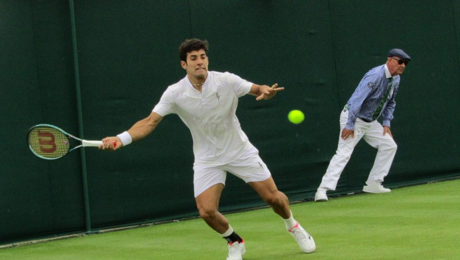 Debut y despedida para Cristian Garin en Wimbledon: cayó ante Shang en tres sets