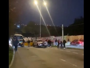 Accidentes de tránsito en Limonares y Av. Alessandri provocan alta congestión en Viña del Mar