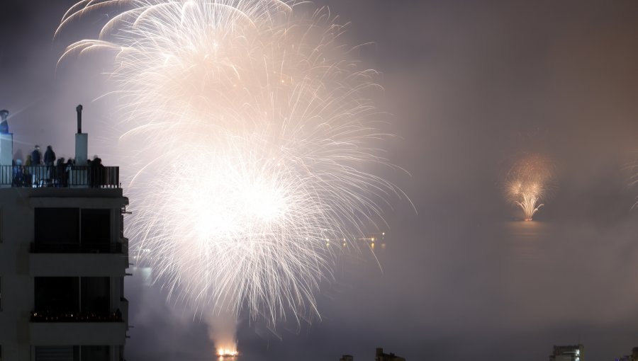 Show de Año Nuevo en Viña del Mar incorporará un nuevo punto de lanzamiento de fuegos artificiales entre Las Salinas y Reñaca