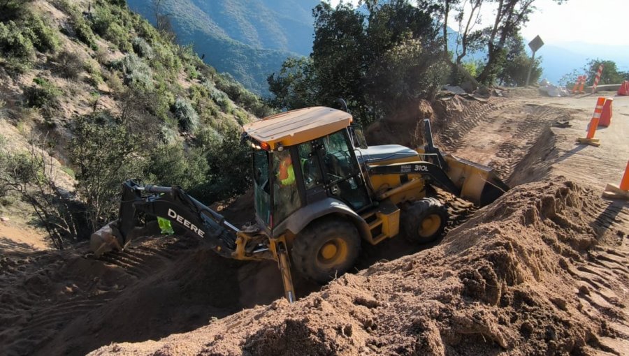 Inician obras para recuperar sectores dañados en la cuesta Colliguay de Quilpué