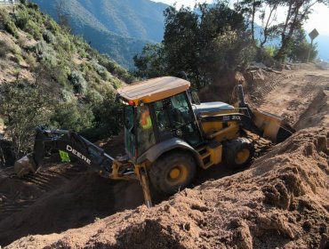 Inician obras para recuperar sectores dañados en la cuesta Colliguay de Quilpué