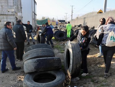 Ajustan medidas preventivas contra el zancudo Aedes aegypti e inspeccionan el retiro de neumáticos en desuso en Los Andes