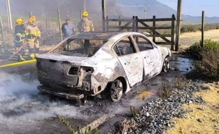 Coquimbo: Hallan cuerpo calcinado al interior de vehículo incendiado en La Higuera