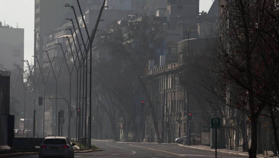 Sigue este martes la alerta ambiental en la Región Metropolitana por malas condiciones de ventilación