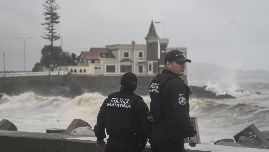 Nuevo evento de marejadas se registrará en las costas de la región de Valparaíso desde el viernes hasta el domingo 21 de julio