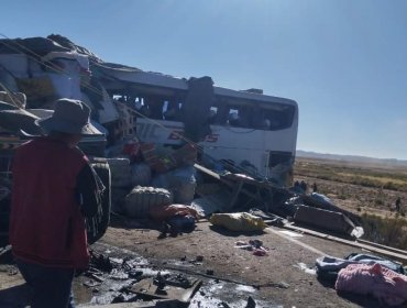 Cancillería confirmó un chileno muerto y otros 5 heridos en accidente en Bolivia