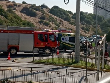 Una mujer perdió la vida tras ser atropellada en las afueras de un supermercado en la Av. Concón-Reñaca