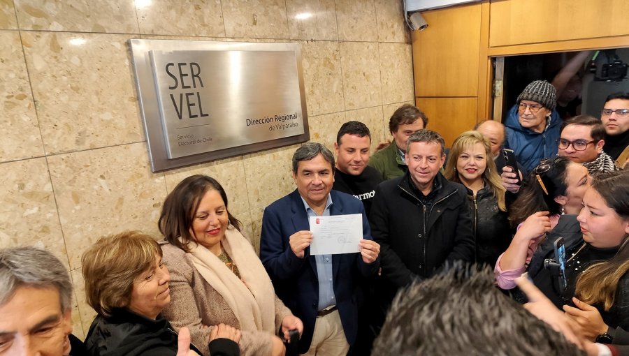 Luis Mella inscribió candidatura como independiente por la Alcaldía de Quillota respaldado por 1.047 personas