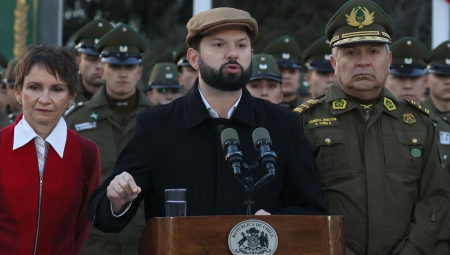 Presidente Boric: "No tengo tiempo para peleas políticas en materia de seguridad"