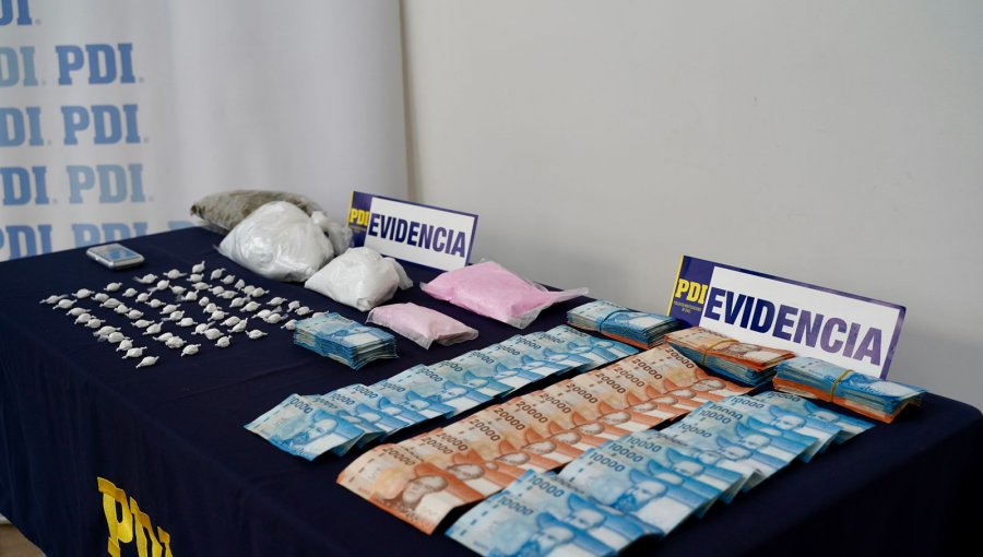 Desbaratan banda criminal dedicada al narcotráfico en Panguipulli: incautaron más de 5 mil dosis de drogas