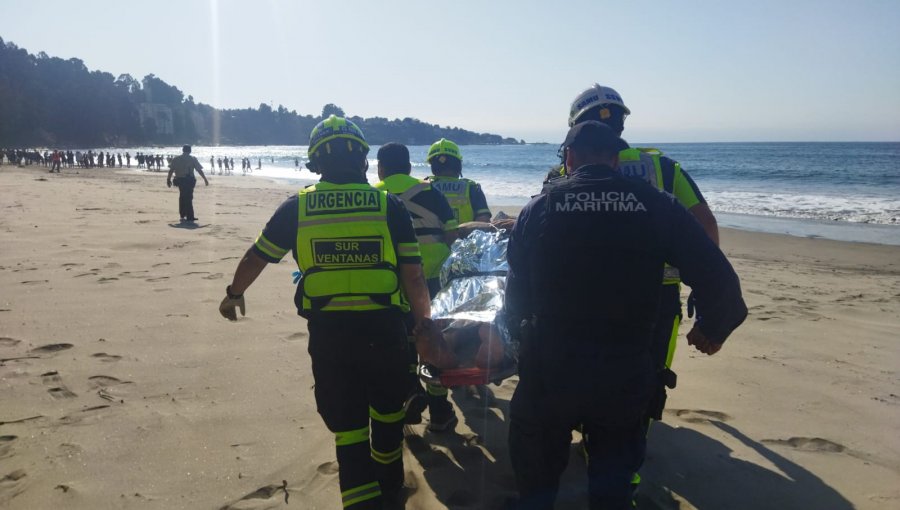 Tragedia en Punta de Tralca: Padre falleció al rescatar a su hijo en plena playa