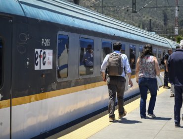 Tren Limache-Puerto adelantará el inicio del servicio los días sábado a partir del 3 de agosto