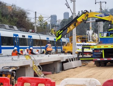 Inspeccionan faenas de la futura estación Valencia del Tren Limache-Puerto en Quilpué: Obras tienen un 40% de avance