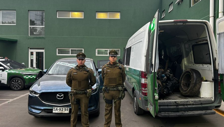 Desarmaduría clandestina en San Felipe: Dos personas fueron detenidas tras ser sorprendidas desmantelando autos robados