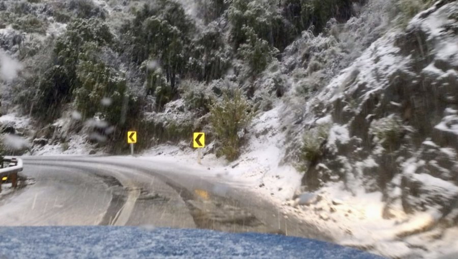 Cuesta La Dormida fue cerrada por malas condiciones meteorológicas en Olmué