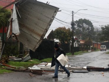 Intenso sistema frontal deja dos personas fallecidas y dos desaparecidas en Chile