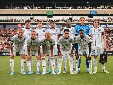 Darío Osorio fue titular en la victoria del Midtjylland por la ida de la tercera ronda clasificatoria de la Champions League