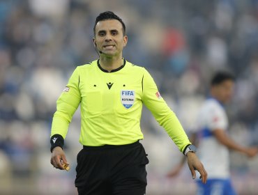 Piero Maza fue designado para arbitrar el Superclásico entre U. de Chile y Colo-Colo en el estadio Nacional