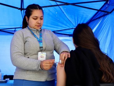 Cobertura de vacunación contra la influenza llega al 84,6% en la región de Valparaíso