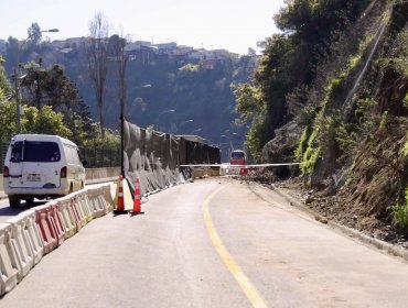 Hasta el 30 de agosto se extenderán las obras de emergencia en la bajada Santos Ossa de Valparaíso: luego habrá una cirugía mayor