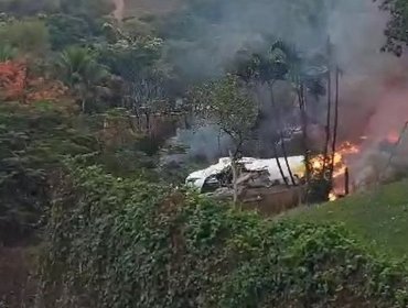 Avión con 62 personas a bordo se estrelló en una zona residencial del estado brasileño de Sao Paulo