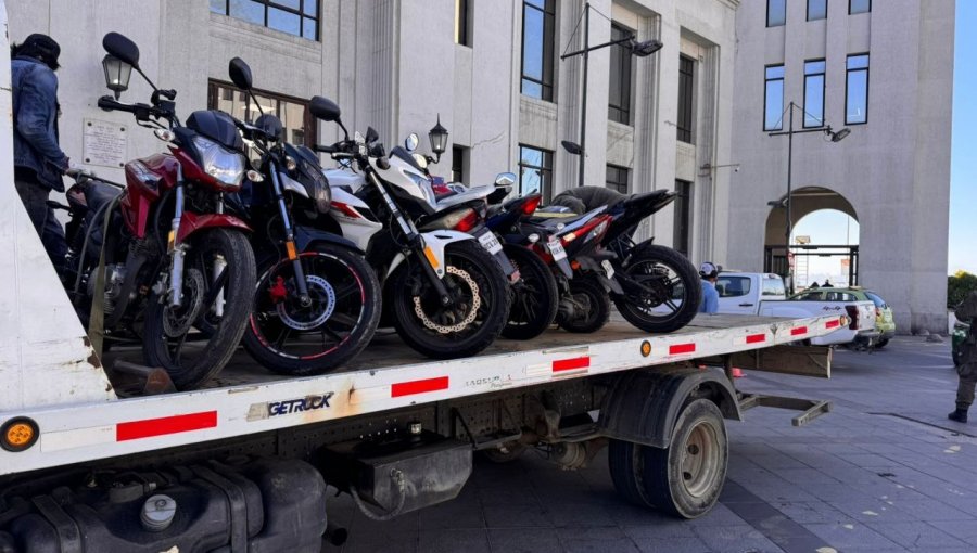 21 motocicletas fueron sacadas de circulación tras operativo de fiscalización en Valparaíso