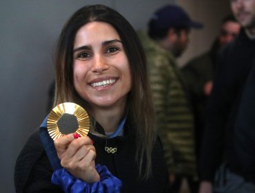 Francisca Crovetto retornó al país luego de su histórico oro en París 2024